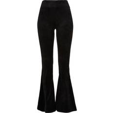 Urban Classics Women Underwear Urban Classics Ladies’ high-waist rib velvet leggings Leggings black