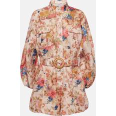 Multicoloured Jumpsuits & Overalls Zimmermann August floral linen playsuit multicoloured