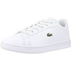 Lacoste Unisex Shoes Lacoste Kids' Carnaby Pro Synthetic Fiber Trainers White
