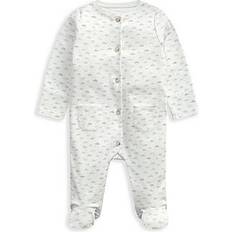 Mamas & Papas Cloud All In One Sleepsuit White WHITE Newborn