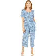 Florals - Women Jumpsuits & Overalls Yumi Spring Meadow Floral Jumpsuit, Blue