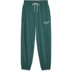 Trousers Puma sweatpants in dark green Dark Green