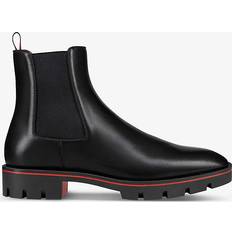 Christian Louboutin Boots Christian Louboutin Mens Black Alpinosol Leather Chelsea Boots