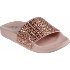 Skechers Slip-On Slippers & Sandals Skechers Pop Ups New Sparkle Slides Womens Pink