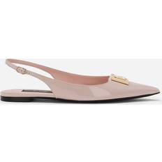 Dolce & Gabbana Low Shoes Dolce & Gabbana Slingback Woman Pink Leather