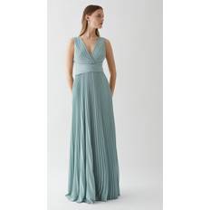 Coast Allover Pleat Waistband Detail Bridesmaid Maxi Dress Sage