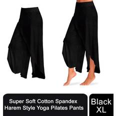 Aquarius Black XL Super Soft Modal Spandex Yoga Pilates Pants
