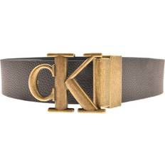 Calvin Klein Accessories Calvin Klein Jeans Reversible Plaque Belt Brown
