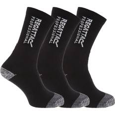 Socks Regatta Professional Mens Hardwear Workwear Socks 3 Pack Black