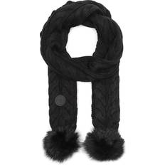 Guess Scarfs Guess Knitted Pom-Pom Scarf