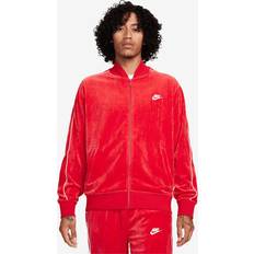 Nike Winter Jackets - Women Nike Sportswear Club Velour Jacket Red