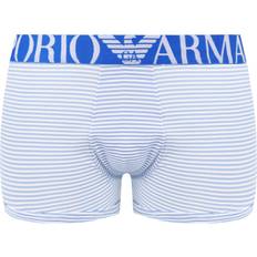 Armani Men's Underwear Armani Emporio Comfort Microfiber Mens Blue/White Boxes Shorts