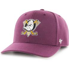 Men - Purple Caps 47 Brand Low Profile Snapback Cap ZONE Anaheim Ducks lila