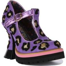 Purple Heels & Pumps Irregular Choice Damen Leopard Liasons Pumps, Lavendel