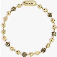Marc Jacobs The Monogram Ball Chain Necklace in Light Antique Gold