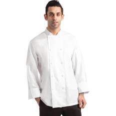 Chef Works Calgary Long Sleeve Cool Vent Unisex Jacket White