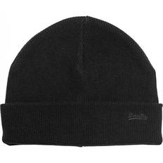 Superdry Headgear Superdry Knit Beanie Hat Black