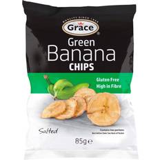 Banana Snacks Grace Green Banana Chips Salted 85g Pack of
