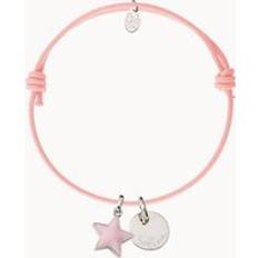 Beige Bracelets Personalised Enamel Star Bracelet