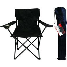 Redwood Leisure Folding Canvas Camp Chair Black