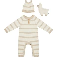 Children's Clothing Ickle Bubba Knitted Romper Gift Set - Cream