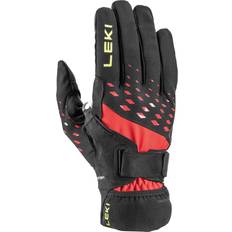 Leki Gloves & Mittens Leki Ultra Trail Storm Shark Handschuhe, Black-red-Neonyellow