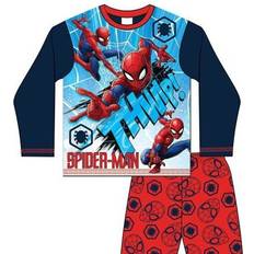 Marvel Children's Clothing Boys Spiderman Pyjama Set Blue And Red Age 9-10