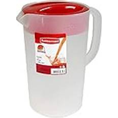 Rubbermaid Clear Pitcher, Red