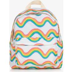 Molo Ivory Rainbow Canvas Backpack 29Cm