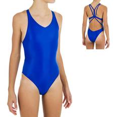 NABAIJI Girls' Artistic Synchronised Swimming One-piece Swimsuit Blue. Bright Indigo