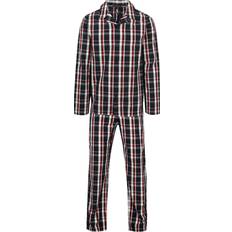 Checkered Sleepwear Tommy Hilfiger Checked Cotton Pyjamas Navy Checks