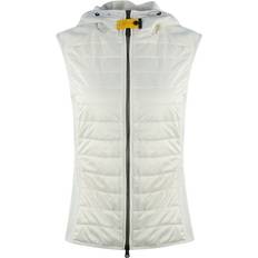 Parajumpers Vests Parajumpers Nicky Off White Hooded Gilet