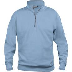 Clique Basic Half Zip Sweatshirt - Light Blue