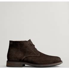 Men - Slip-On Chukka Boots Gant ST FAIRKON Mens Chukka Boots Dark Brown-41