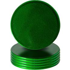 Green Coasters Argon Tableware Metallic 10cm Coaster