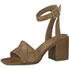Brown Heels & Pumps Marco Tozzi Klassische Sandalen braun