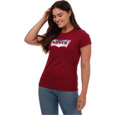 Levi's Women T-shirts & Tank Tops Levi's Women's Womens The Perfect T-Shirt Red