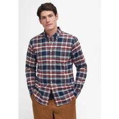 Barbour Men Shirts Barbour Bowmont Long Sleeve Shirt Red