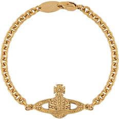 Brass Bracelets Vivienne Westwood Mini Orb Bracelet Gold