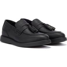 Black - Men Loafers Hudson Cato Loafer Crazy Leather Men's Black Loafers