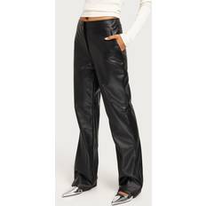 Leather Imitation Trousers Pieces Nicha Trousers Black