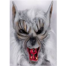 Grey Head Masks Werwolf Maskerade mit Fell Werwolfmaske eines Lykaners