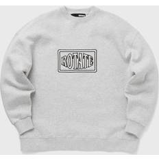 ROTATE Birger Christensen Sunday Logo-Embroidered Cotton-Jersey Sweatshirt Grey
