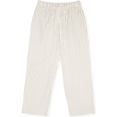 Tekla Hopper Stripes Pyjama Pant - Beige