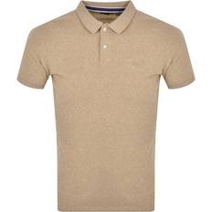 Superdry Men - XL Tops Superdry Classic Pique Polo T Shirt Brown