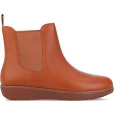 Fitflop Chelsea Boots Fitflop Womens Sumi Chelsea Boots Tan Leather