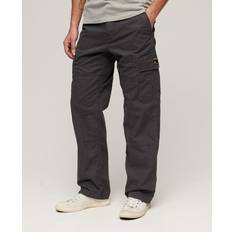 Superdry Men Trousers & Shorts Superdry Cotton Cargo Trousers, Black