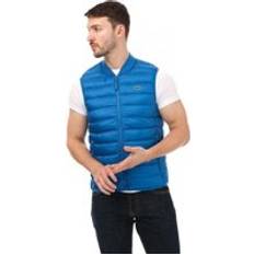 Lacoste Men - S Vests Lacoste Men's Mens Water-Repellent Puffer Vest Blue 40/42/Regular