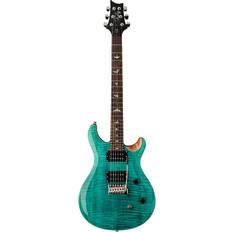 PRS String Instruments PRS SE CE24, Flame Maple Top, Turquoise Electric Guitar