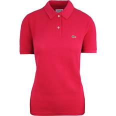 Pink - Women T-shirts & Tank Tops Lacoste Classic Fit Womens Pink Polo Shirt Cotton